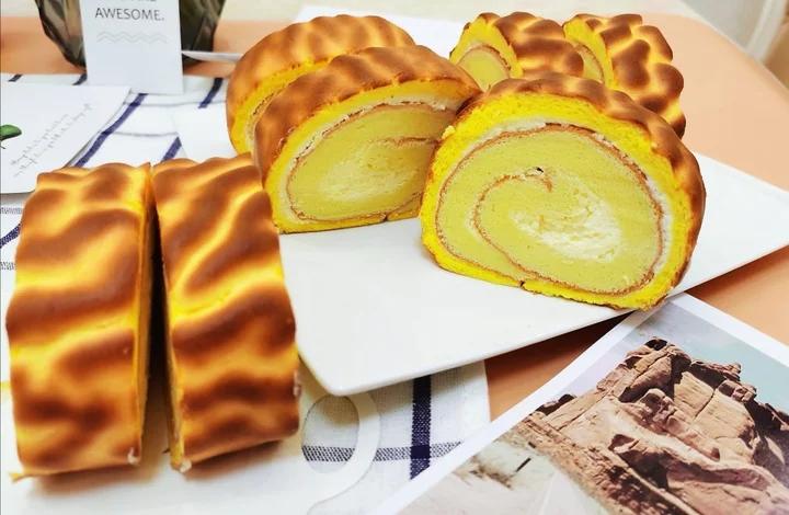 春天色 虎皮蛋糕卷.戚风蛋糕卷 by pink-rabbit