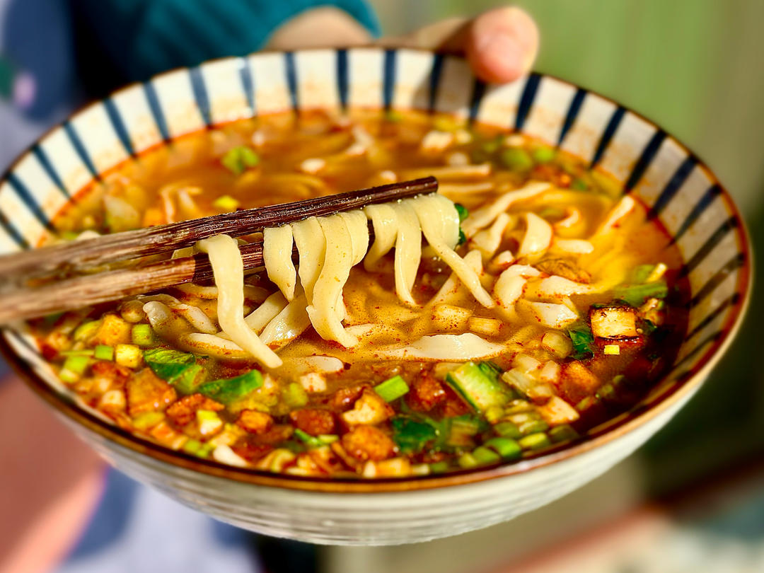 驴蹄子面（削筋面）｜陕西关中地区特色面食