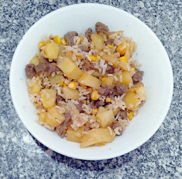 牛肉杂粮焖饭（减脂期）