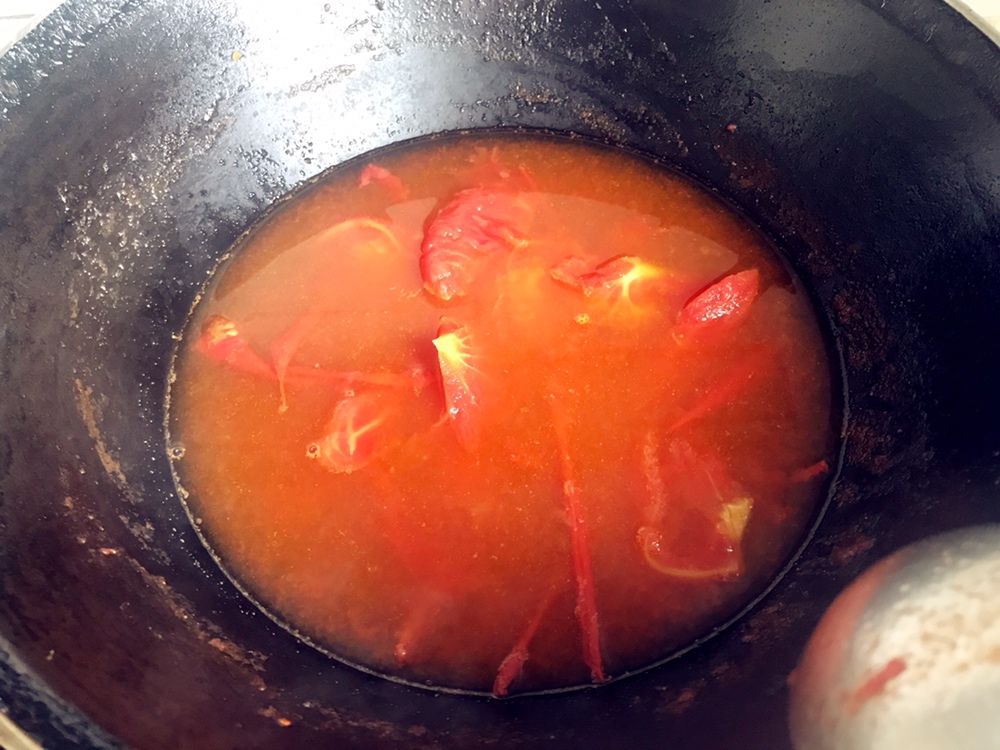 🍅番茄汤面🍜                      超级简单，营养又好吃的做法 步骤4
