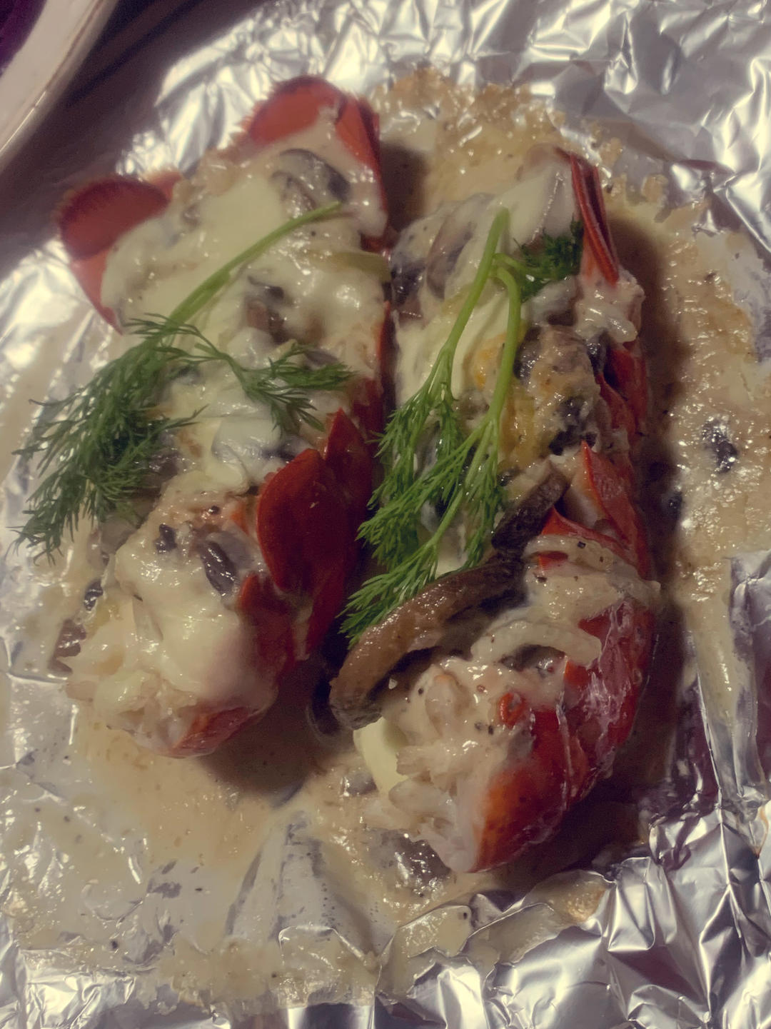 奶油芝士焗龙虾