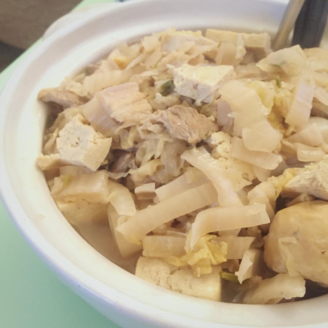 酸菜白肉炖粉条
