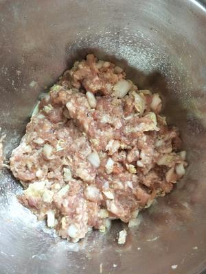 白菜猪肉馅饼【美味】的做法 步骤7