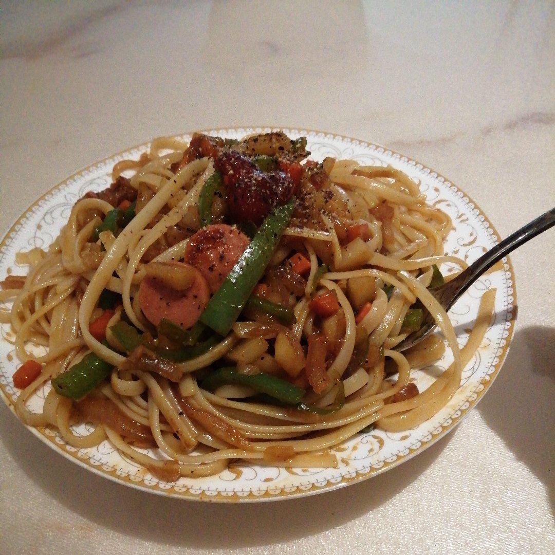 简易意大利面做法