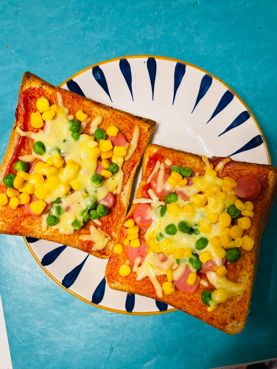 超好吃面包披萨🍕