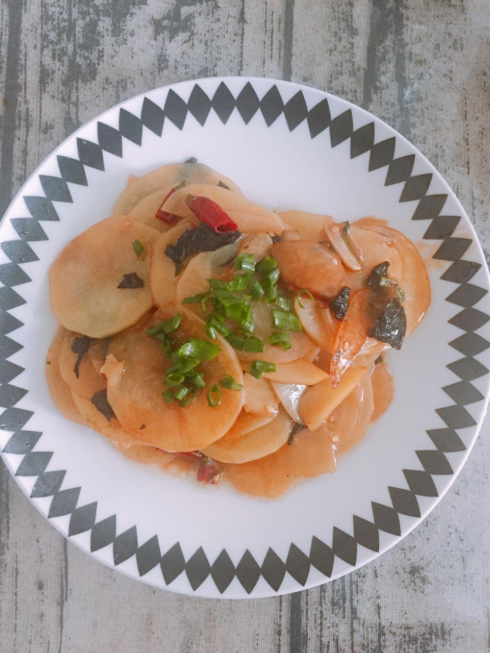 紫苏土豆片的做法