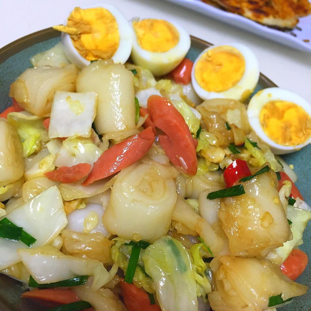 豉油皇炒猪肠粉