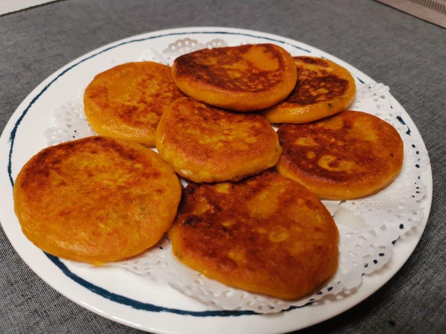 糯叽叽的南瓜饼