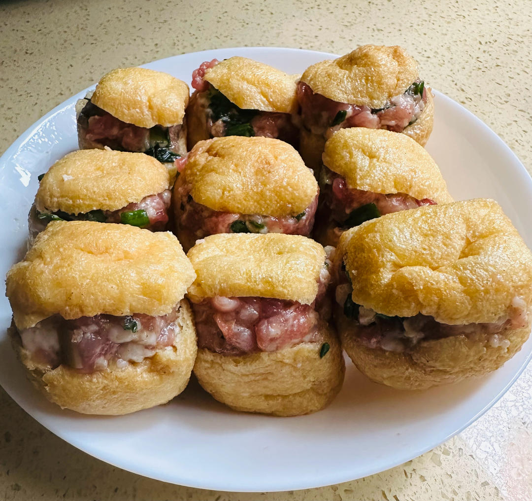 简单又好吃的油豆腐嵌肉