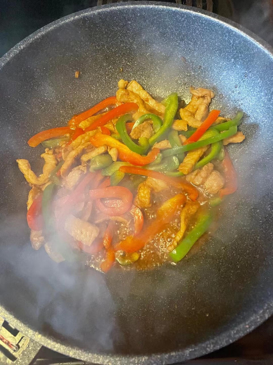 米饭杀手❗️超下饭的双椒炒肉丝