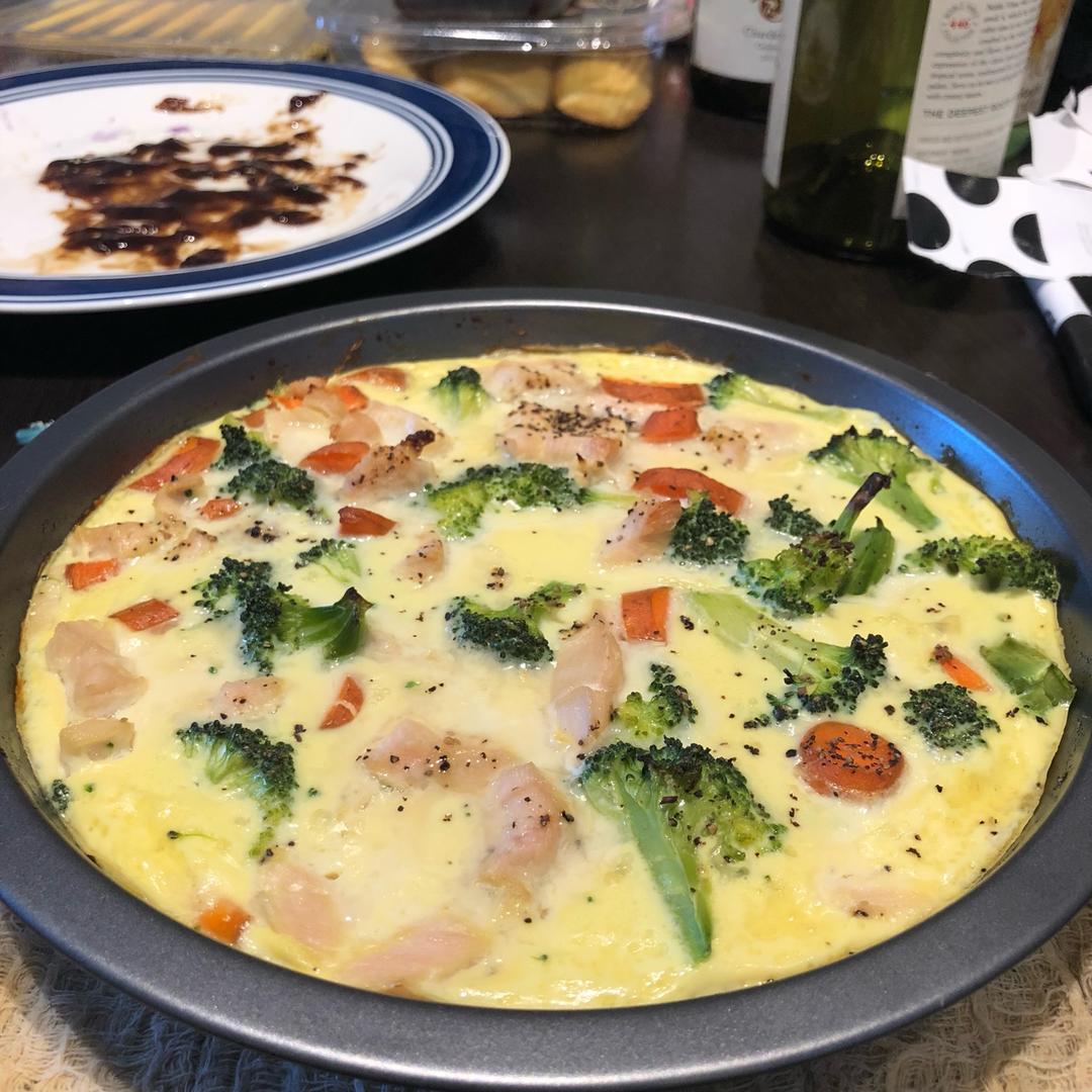 西兰花烤鸡胸肉