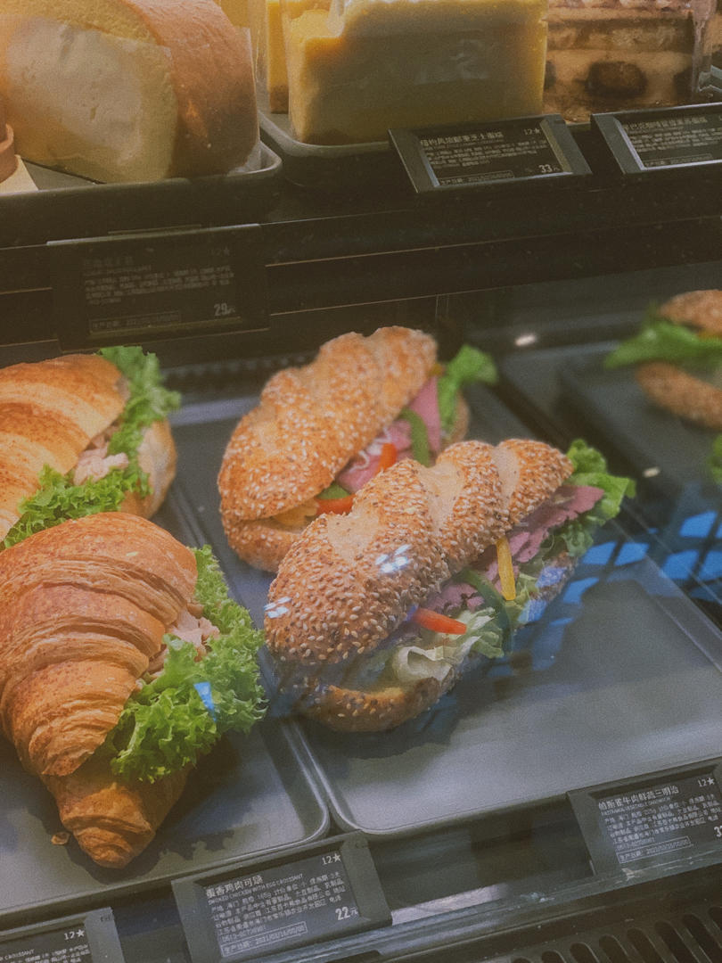 少油低糖｜全麦奇亚籽芝麻餐包｜复刻星巴克帕斯雀三明治面包胚，可做汉堡胚、热狗、三明治