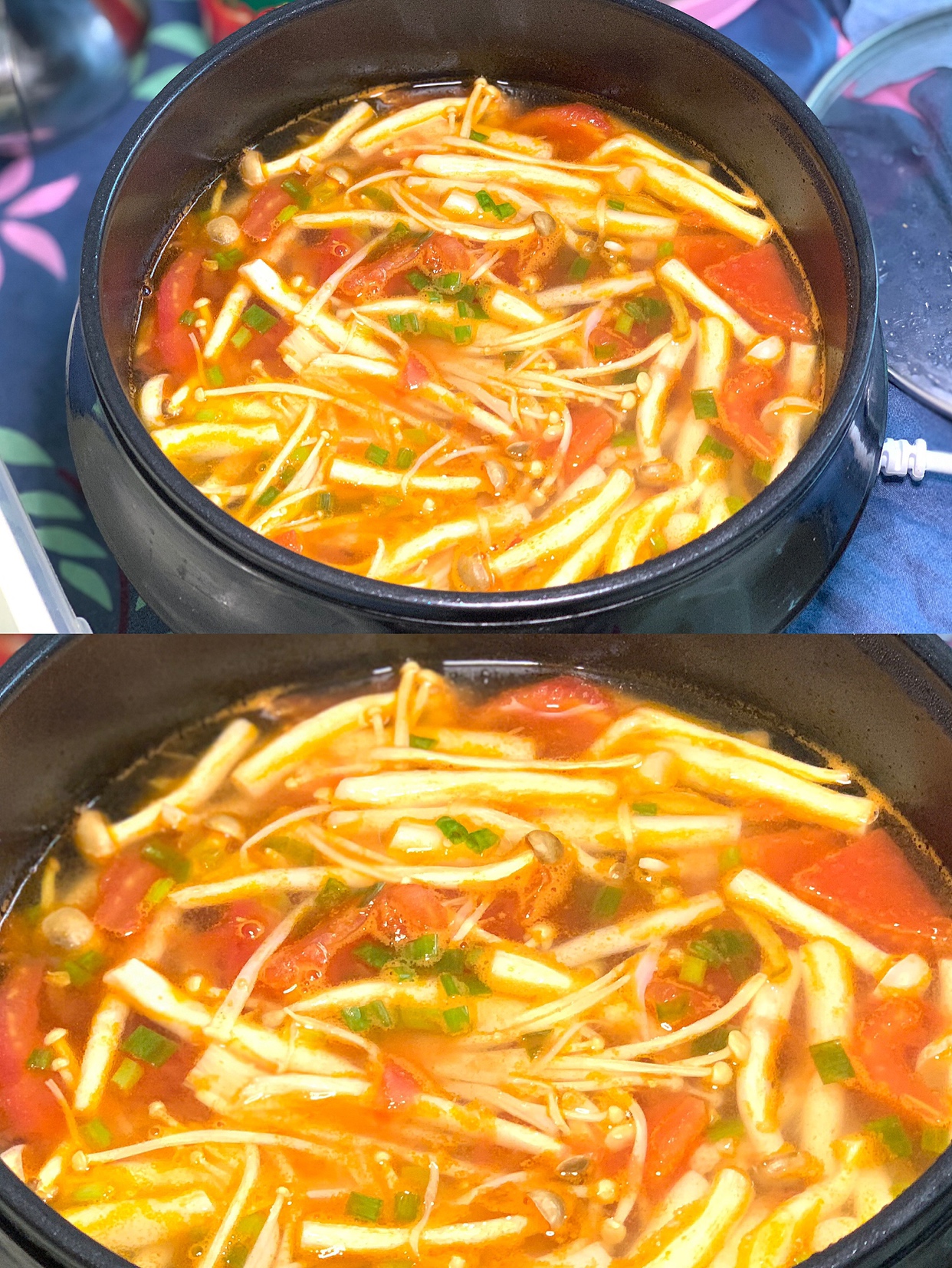 番茄菌菇汤的做法