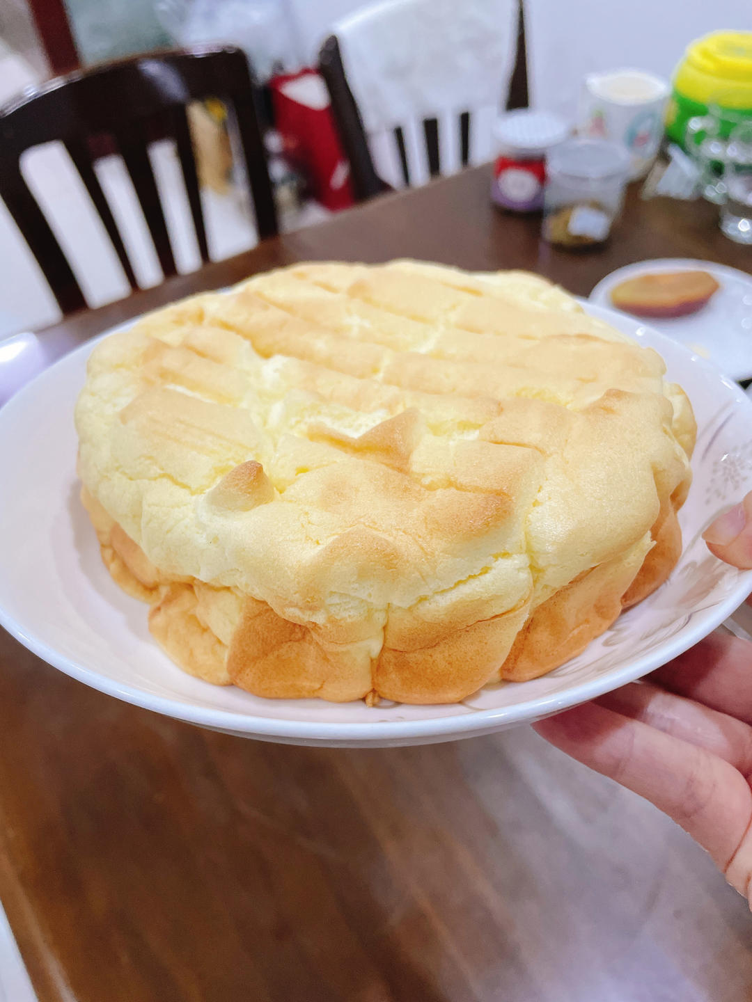 烤舒芙蕾🥞简单方便一次成功～口感绵密好吃😋