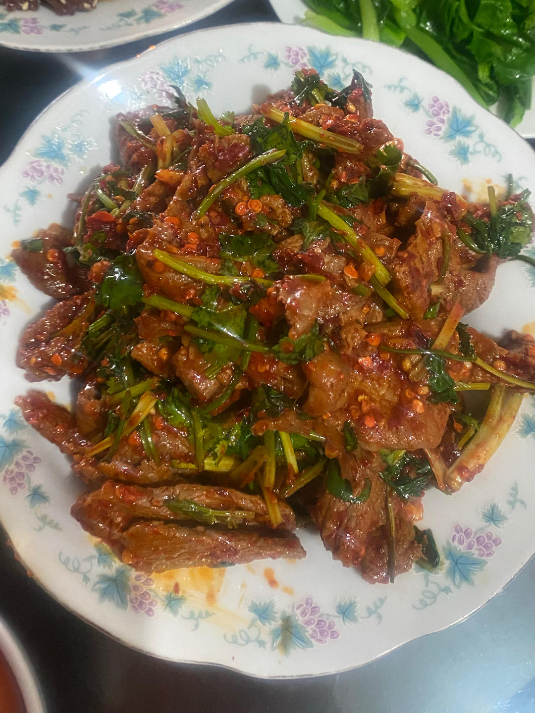 香菜拌牛肉