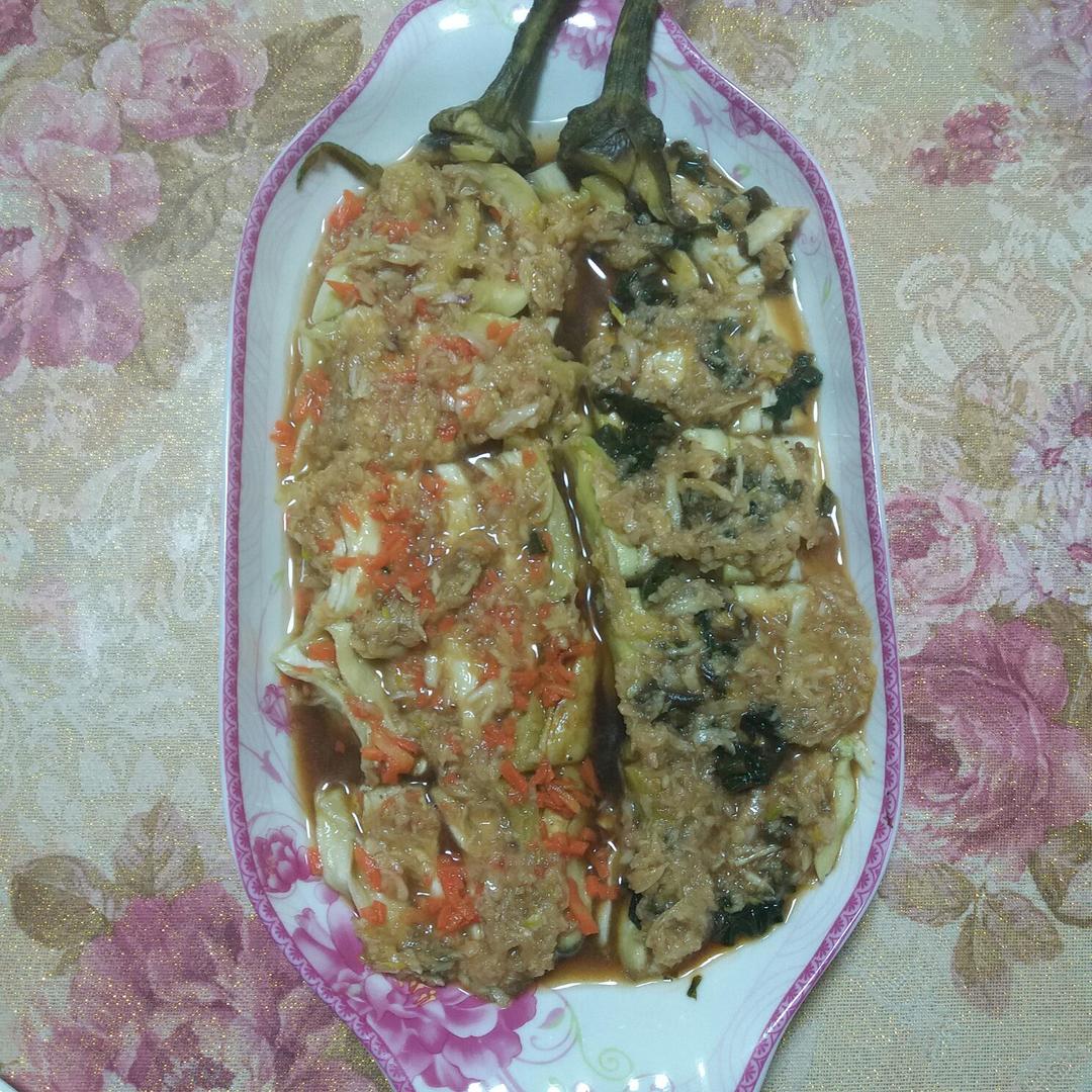 凉调蒸茄子