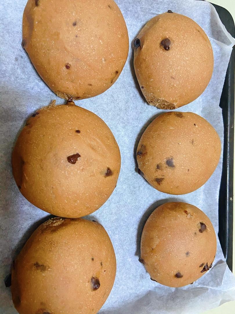 人见人爱的巧克力爆浆欧式餐包（一次发酵）