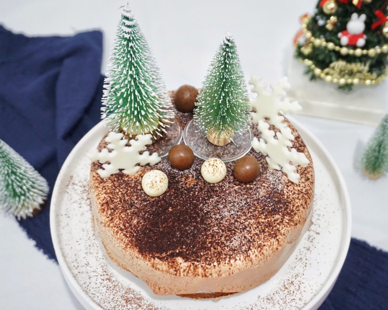 🎄圣诞🌲巧克力🍫爆浆蛋糕的做法