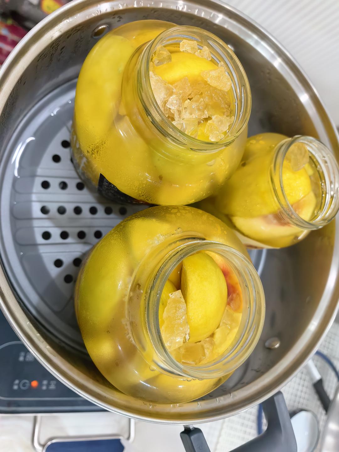 自制黄桃罐头