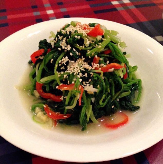 凉拌菠菜