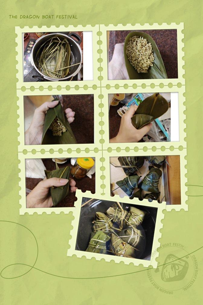 端午节粽子（肉馅，豆沙馅，红枣馅儿-内附包粽子视频）