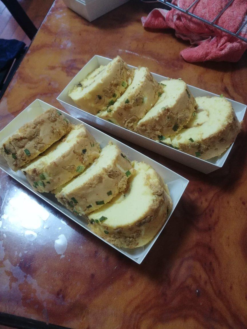 香葱肉松卷 蛋糕卷-无敌美味