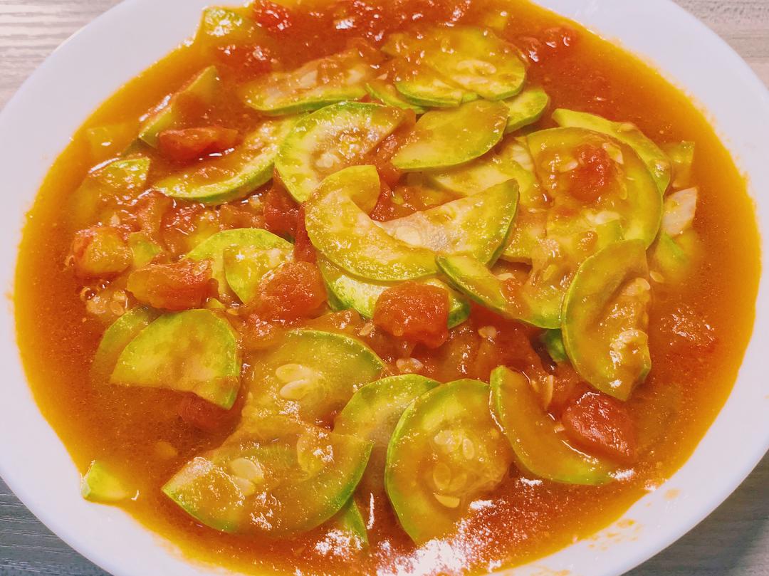 茄汁西葫芦（番瓜）的做法