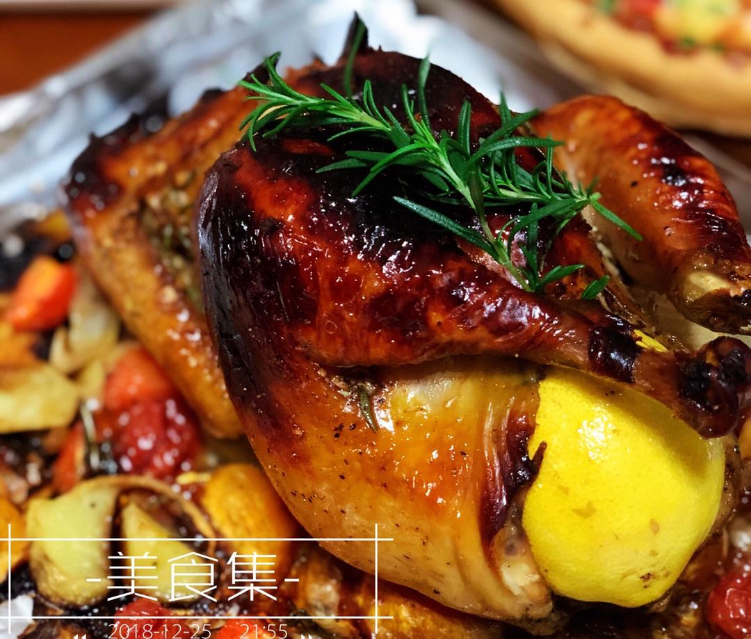 简单易上手的家庭美味大餐——圣诞烤鸡