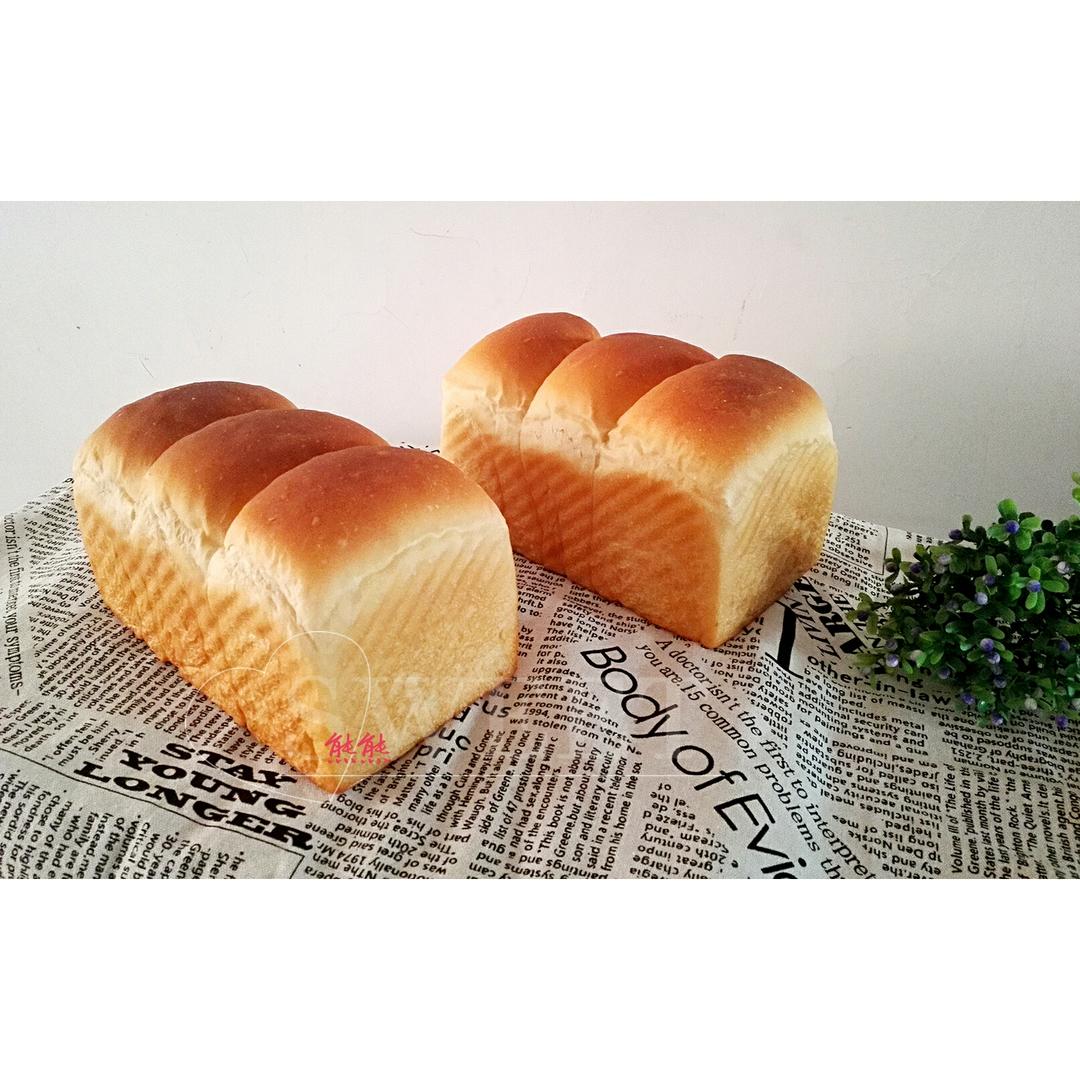 橄榄油白白吐司--无蛋无奶