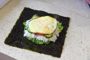 海苔米饭三明治的做法 步骤3