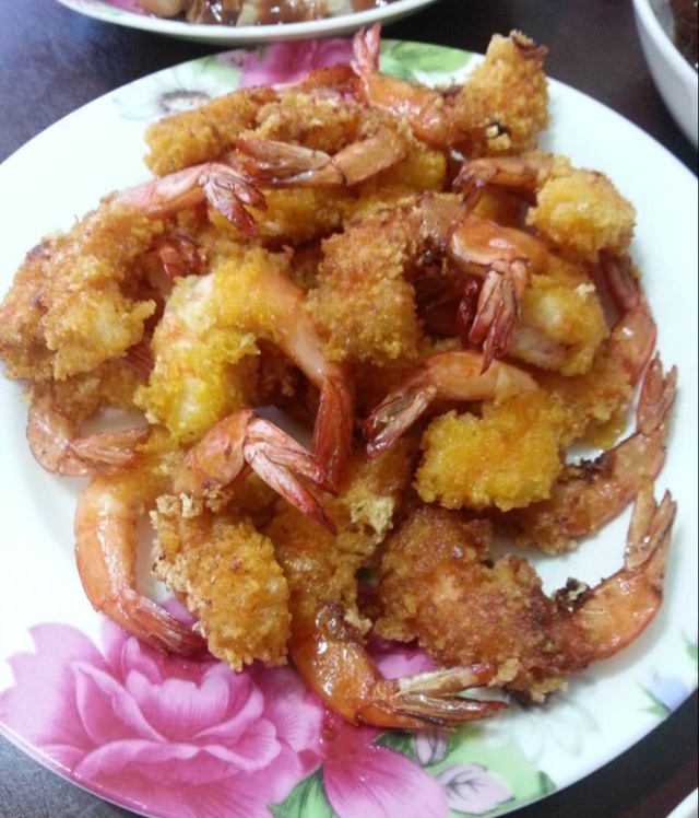 面包糠炸虾