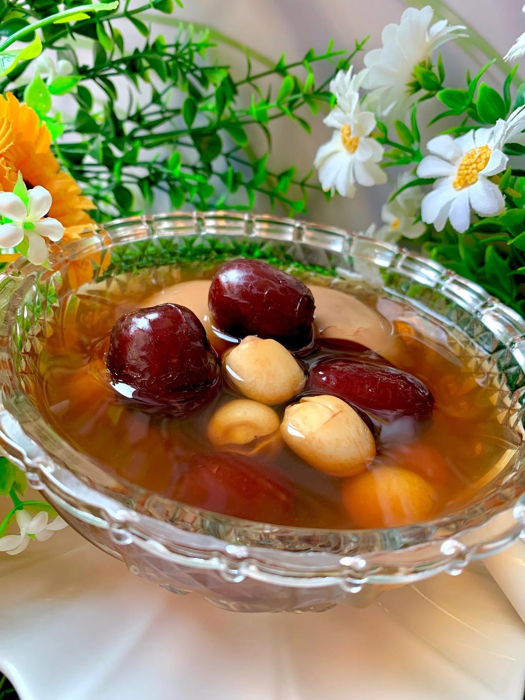 桑寄生蓮子蛋茶的做法