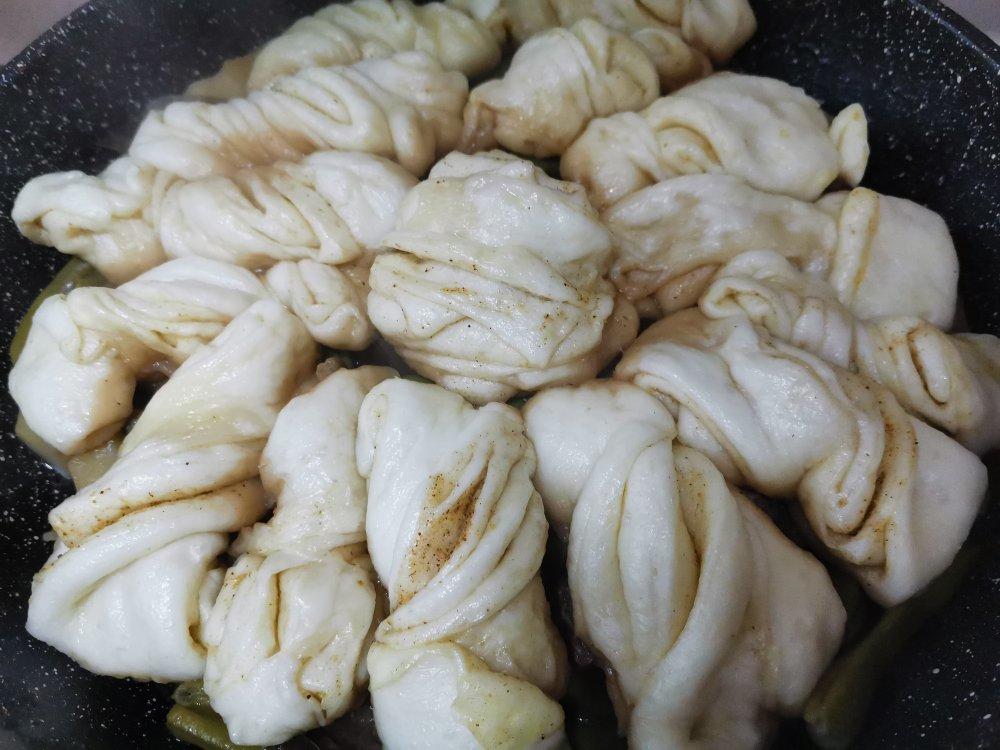 懒人饭豆角粘卷子一锅出