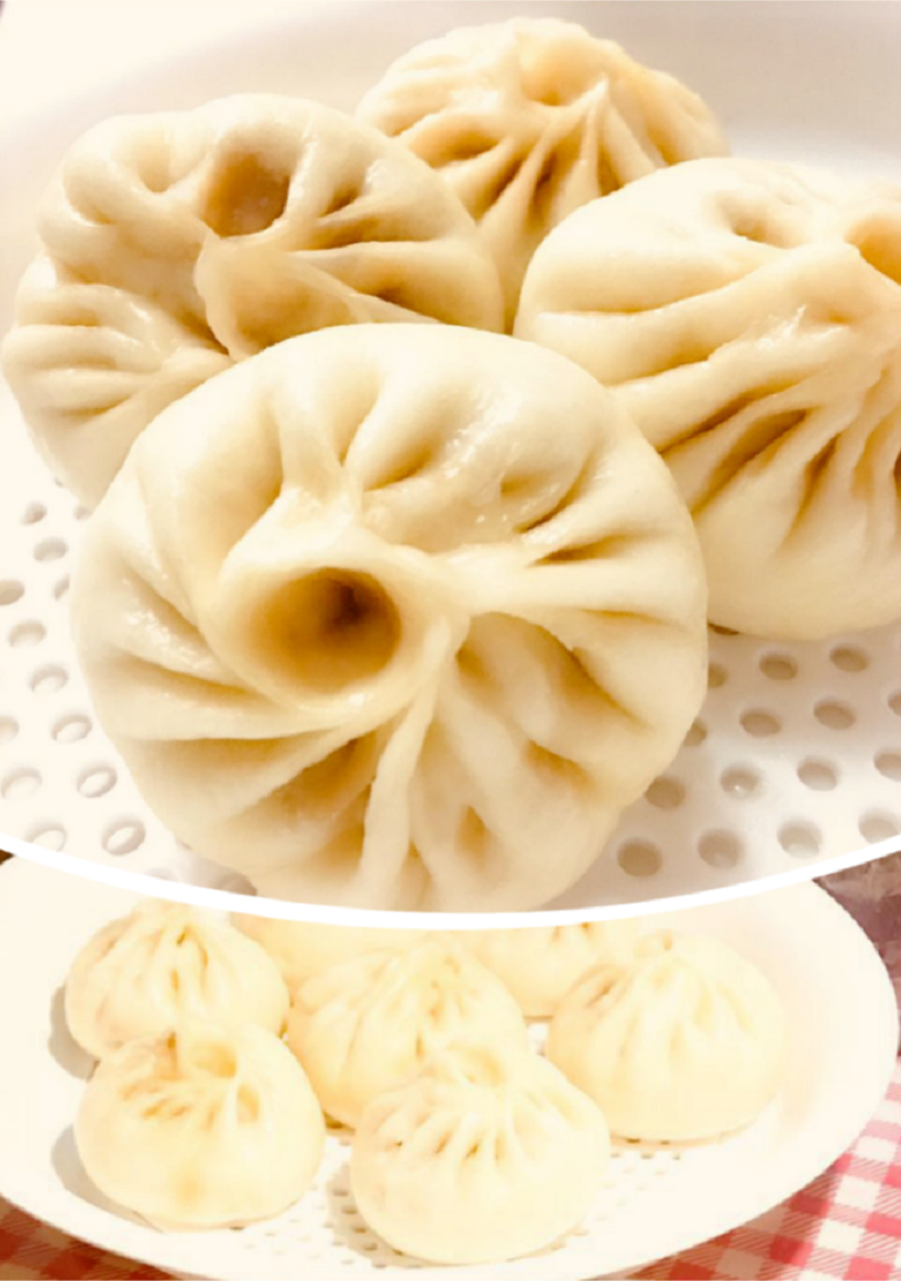 肉三鲜包子出锅喽~~