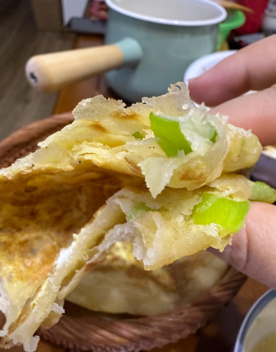 不用和面的葱花饼