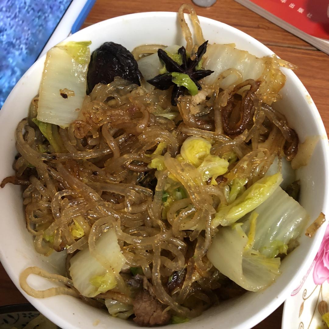 家常菜 白菜炖粉条 孑孓_rk4h做的白菜炖粉条 赞 白菜,五花肉,粉条