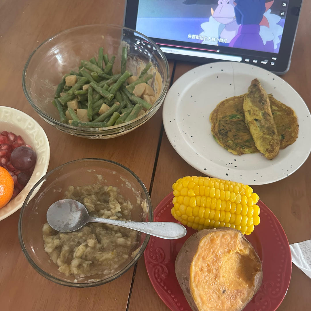 简易版菠菜鸡蛋卷懒人菜