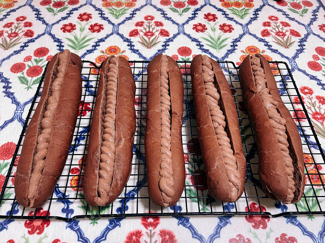 火遍东京的巧克力脆脆珠面包