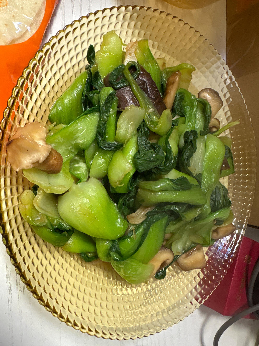 家常版香菇油菜