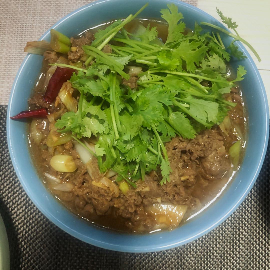 大葱炒羊肉