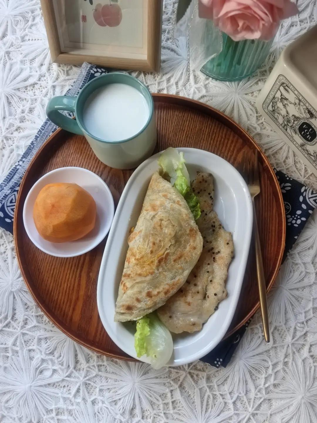 自制手抓饼‼️层层香酥