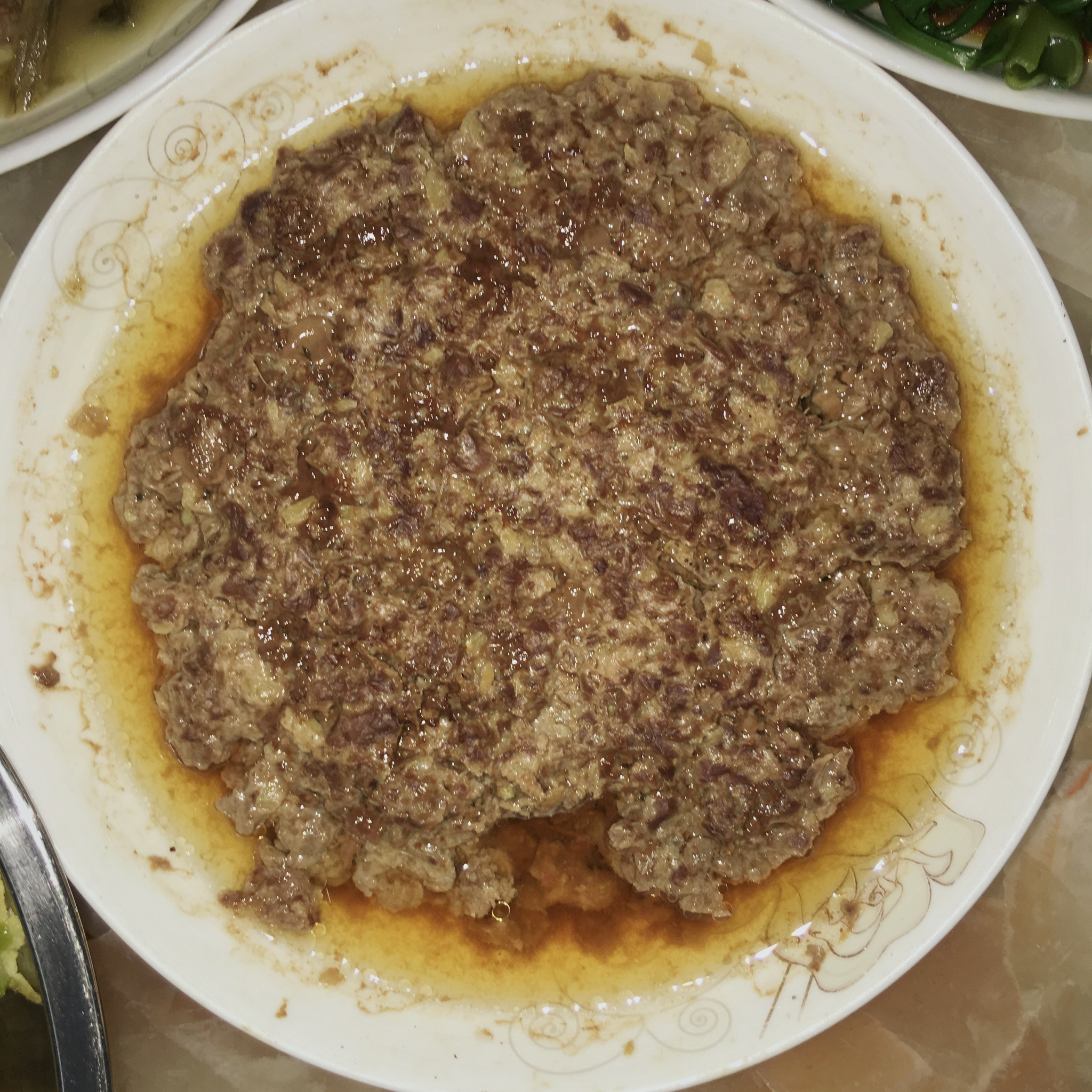 姜牛肉饼
