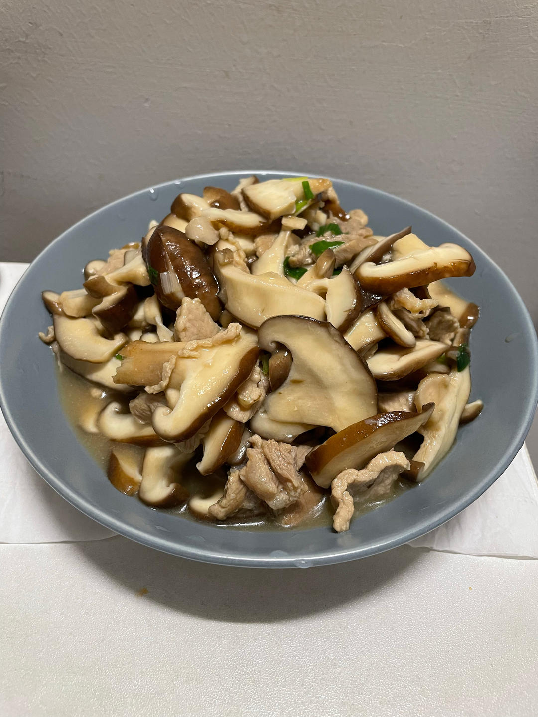 香菇炒肉片