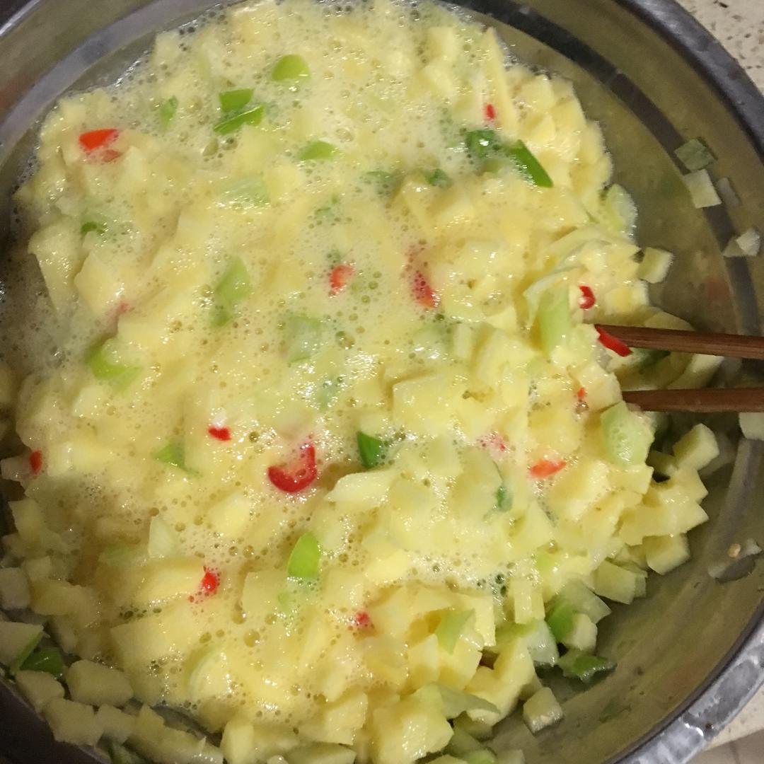 鸡蛋土豆饼