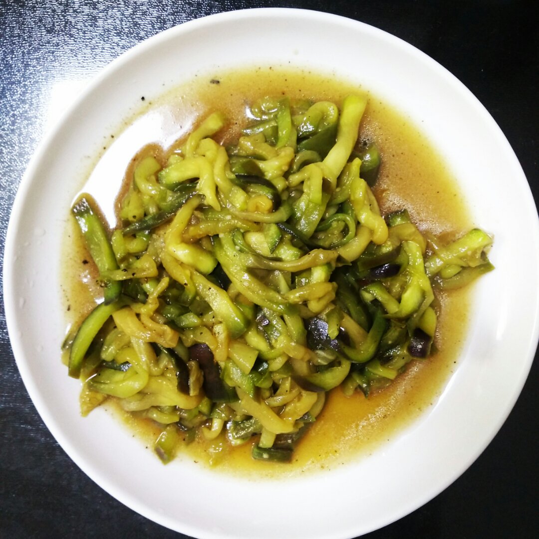 青椒炒茄子