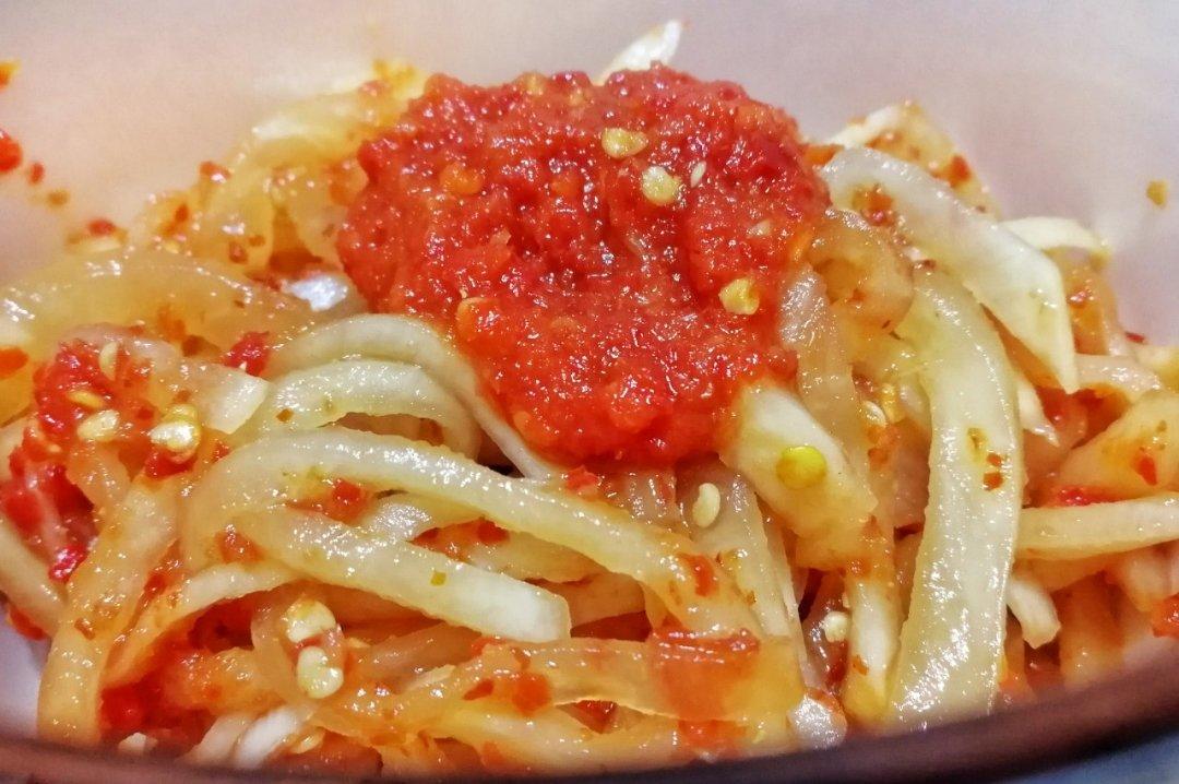 超简单的下饭咸菜——香辣萝卜条