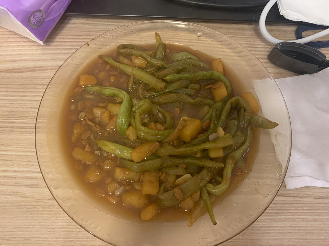 土豆炖豆角