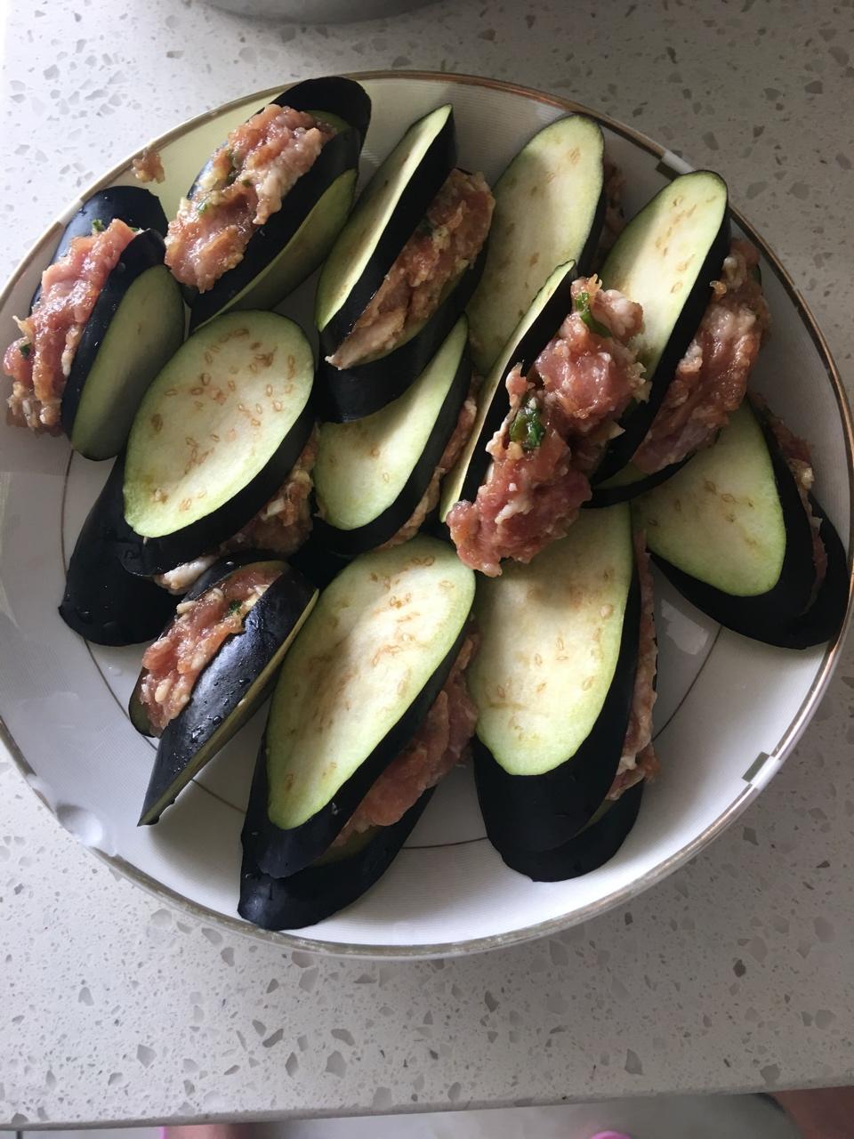 炸茄子盒