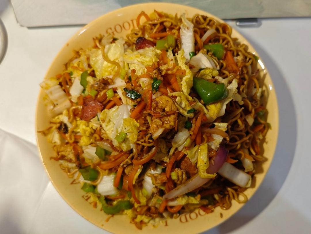 秒杀路边摊的炒方便面