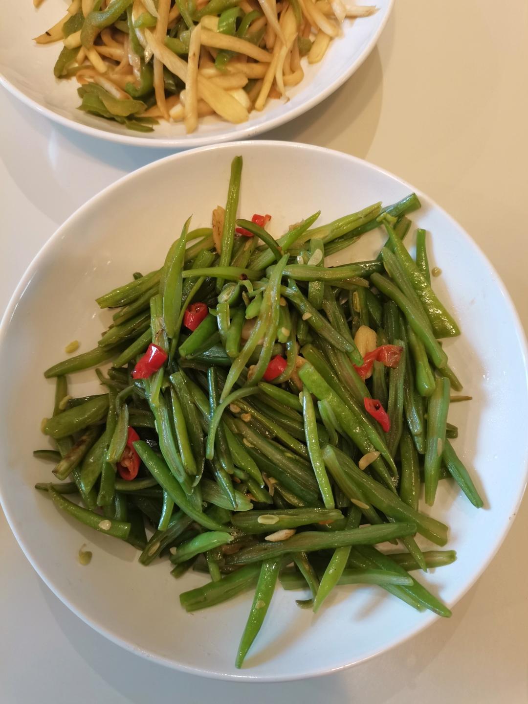 清炒芸豆